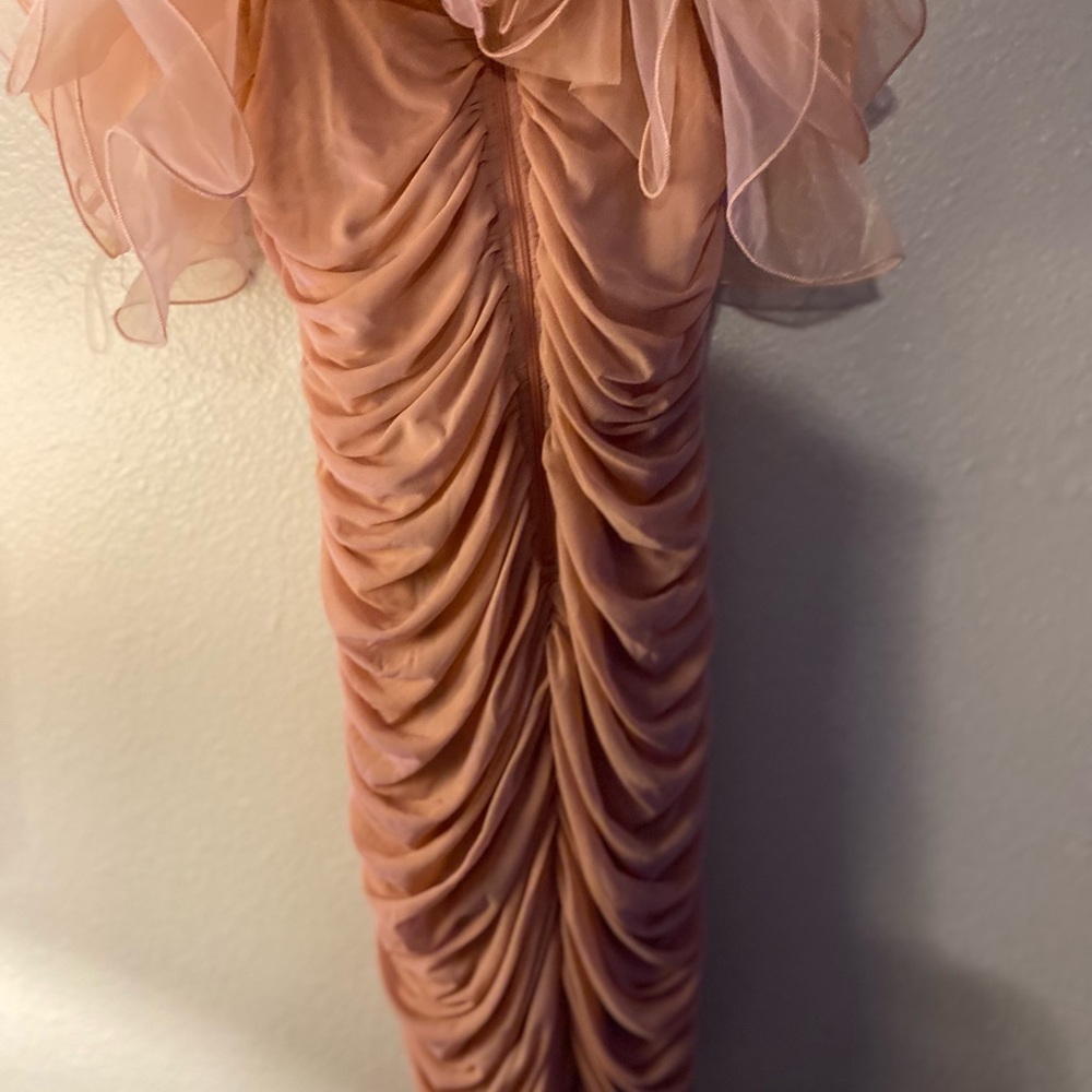 One x plus size party dress.super 🥰 pink flower dress fashion nova - Picture 5 of 14